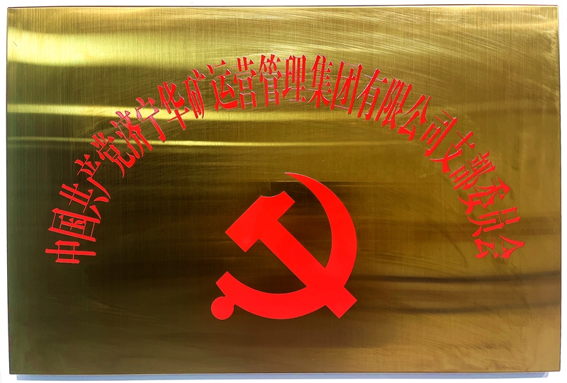 熱烈祝賀中共華礦集團(tuán)支部委員會正式掛牌！